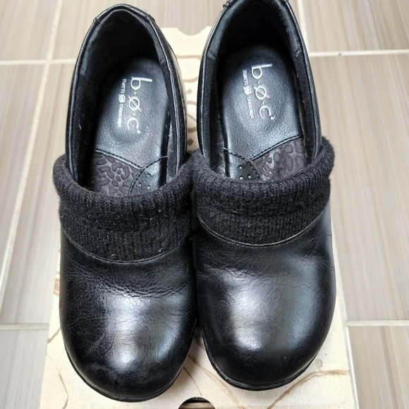 B.O.C. DAPHNIS Clog - BLACK SIZE 6 - Picture 1 of 10